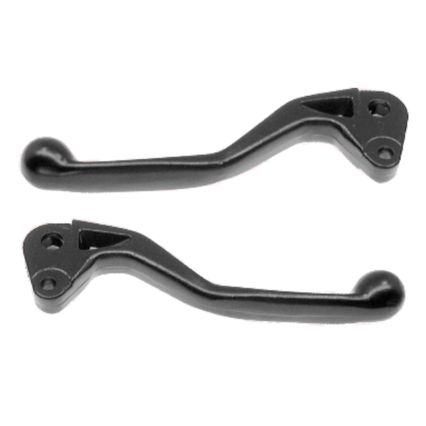 Cif Paar schwarz lackierte Aluminiumhebel Piaggio VESPA PK - PK XL 5026-V
