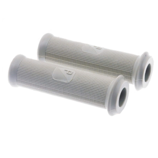Cif Coppia Manopole Grigie Stemma Ø 21mm 123mm Lunghezza Piaggio VESPA 125 - 150 - 150 GL - 160 GS - 180 SS    10250-D21