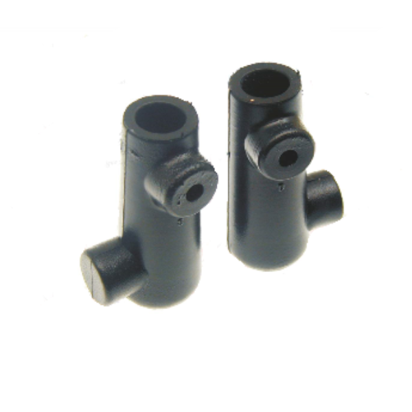 Cif 5503 Pair of Stand Feet Small Hole 16mm Piaggio VESPA Up To 1971 - 50 - 90 - 125