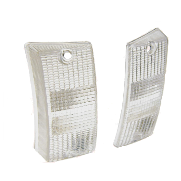 Cif Coppia Plastiche Trasparenti Frecce Anteriore Piaggio VESPA PX - 30 Anni - PX E - PX ARCOBALENO - T5 -  LML