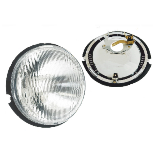 Cif 1712-OR Headlight Original SIEM 135mm Optical Group With Lamp Holder Piaggio VESPA PK 50 - PK 50 XL - PK 50S - RUSH - 50 N