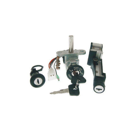 Cif Kit 3pcs Ignition Block + Seat Lock + Top Box Malaguti F12 PHANTOM 50