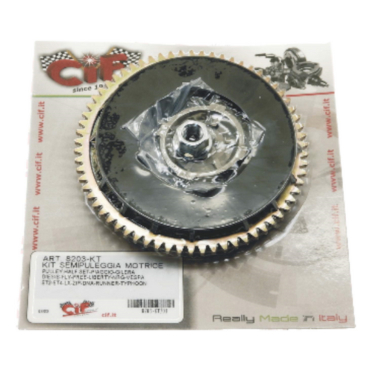 Cif Kit Semipuleggia Motrice Dentata Scooter Piaggio NRG - FREE - FLY - LIBERTY - VESPA ET2 - ET4 - LX -  Gilera RUNNER - STALKER - STORM - TYPHOON  8203-KT