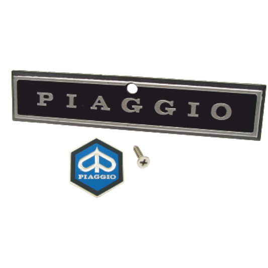 Cif Kit Targhetta + Scudetto + Vite Mascherina Frontale Piaggio VESPA PX PE 5783