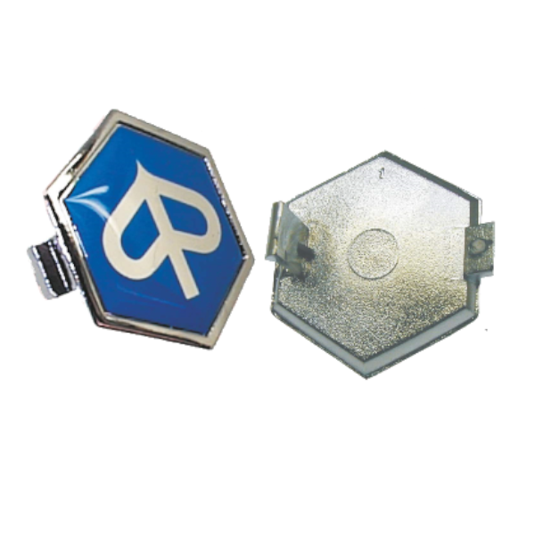 Cif  Scudetto Stemma Resinato Ad Incastro Mascherina Piaggio VESPA FL - FL2 - PK - PX - PXE ARCOBALENO - BEVERLY- BOSS - HEXAGON- LIBERTY - QUARTZ - SFERA - SKIPPER - X8 - X9 - ZIP - VESPA ET2 - ET4  5785-R - 295486
