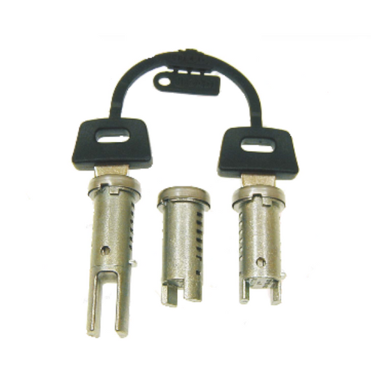 Cif Serie Serrature 3 Cilindretti + 2 Chiavi Piaggio VESPA FL2 50 - FL 125  265828