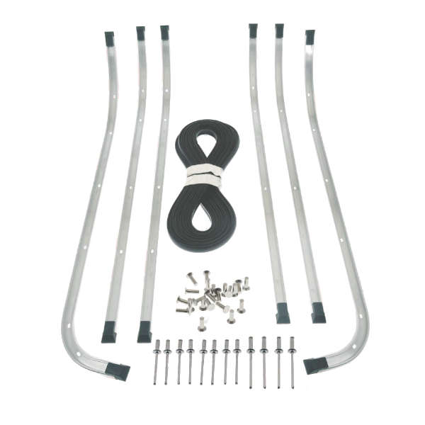 Cif Serie Strisce Pedana In Alluminio Complete Piaggio VESPA PX PE - ARBOBALENO - PX FD 125-150-200