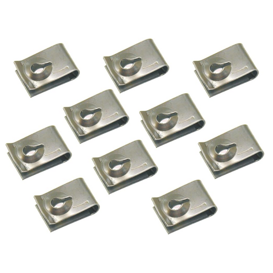 Cif Set 10 Piastrine Per Vite Autofilettante 4,2mm Scooter Piaggio TYPHOON - BEVERLY - CARNABY - FLY - FREE -  LIBERTY - MP3 - NRG - SFERA  -  VESPA ET2 - ET4 - GRANTURISMO - GTS - GTV - LX - S - X EVO - X7 - X9 - ZIP - APE CALESSINO - MP 601 - POKER