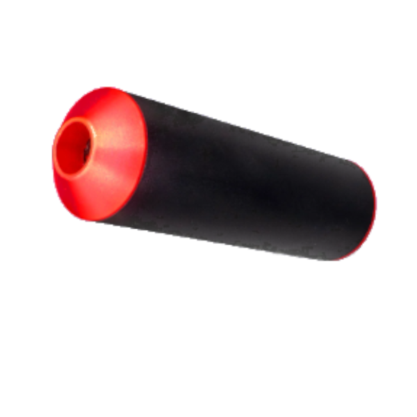 DBR Silenziatore Rosso Alluminio 50cc Per Moto Beta RR ENDURO - MOTARD 2012-2025