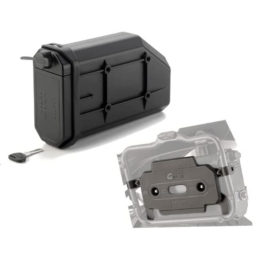 Givi Cassetta Porta Attrezzi S250 + Kit Di Attacco S250KIT Per Moto Universale