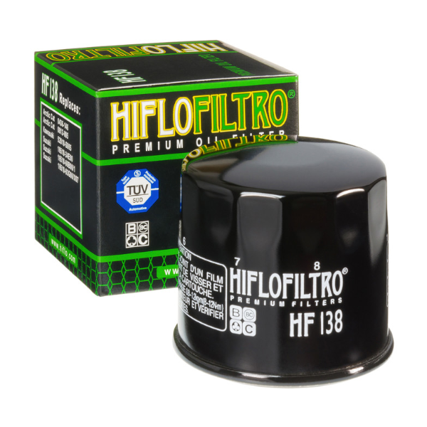 Hiflo Filtro Olio Moto SUZUKI - APRILIA - CAGIVA - BIMOTA - KAWASAKI - SACHS - KYMCO ATV - SUZUKI ATV - ARCTIC ATV HF138