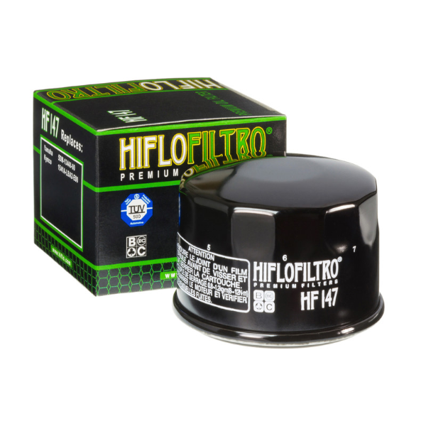 Hiflo Filtro Olio Motore Moto Yamaha T-MAX - XVS - FZS - ATV YFM - Kymco XCITING - MYROAD  - ATV MXU - UXV HF147