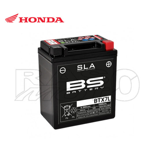 Honda BS Batteria BTX7L SLA Factory Activated 12V 6Ah VISION - SH Ricambio Originale
