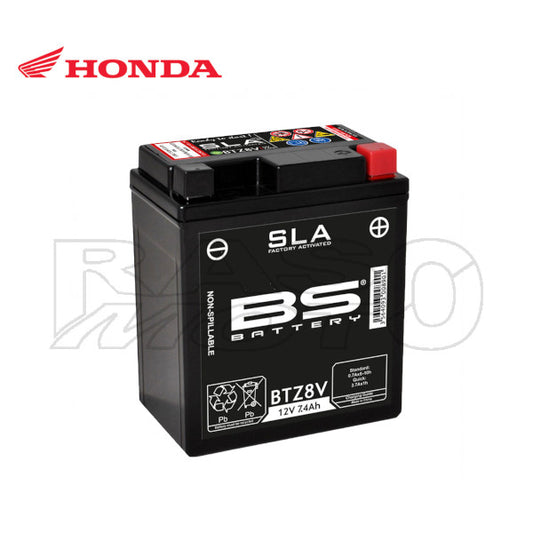 Honda BS Batteria BTZ8V SLA Factory Activated 12V 7Ah SH - CB - CBR - FORZA - PCX Ricambio Originale