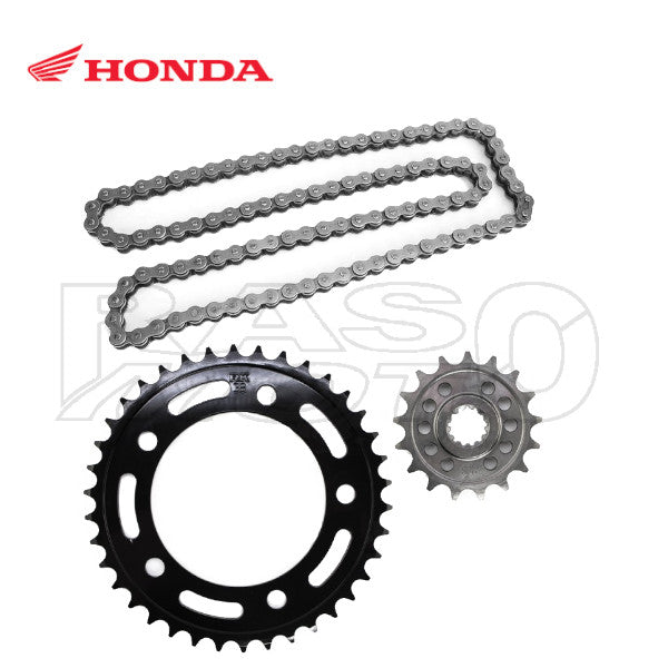 Kit Catena Honda Kit Trasmissione Corona Catena e Pignone X-ADV 750 - FORZA 750 Ricambio Originale 06406-MKH-D02