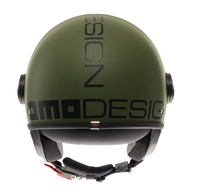 MOMODESIGN Casco Moto jet FGTR CLASSIC Mono E2206 Matt Military Verde Opaco