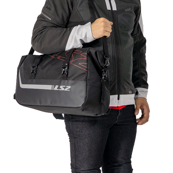 LS2 Coppia Borse Laterali FREEDOM Impermeabili 20L+20L Moto Universali
