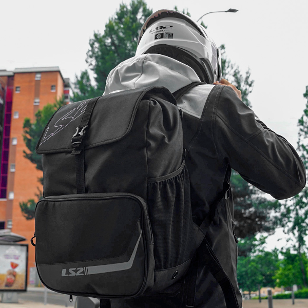 LS2 Zaino Moto e Scooter FREEDOM Impermeabile 25L