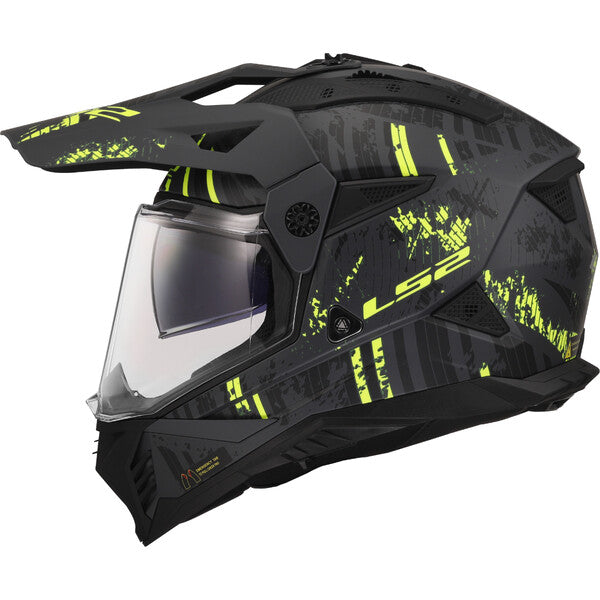 LS2 Casco Adventure PIONEER II MX702 Doppia Visiera Moto