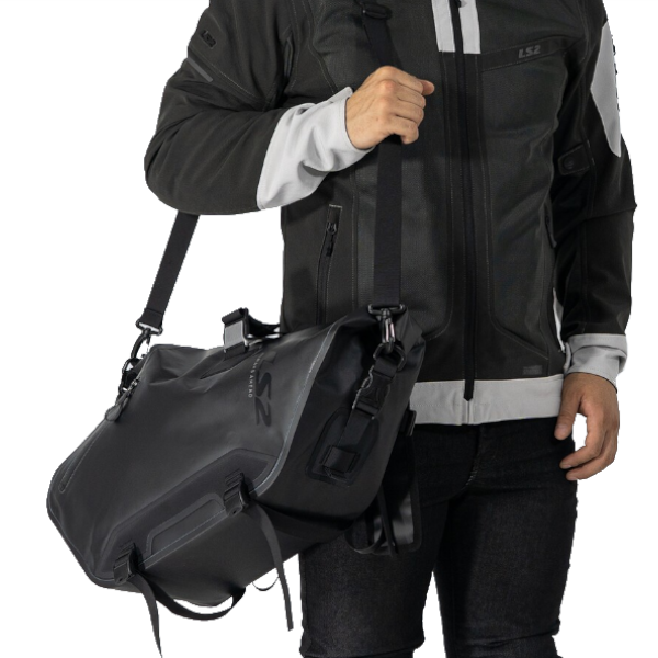 LS2 Coppia Borse Laterali MOVE AHEAD Impermeabili 20L+20L Moto Universali
