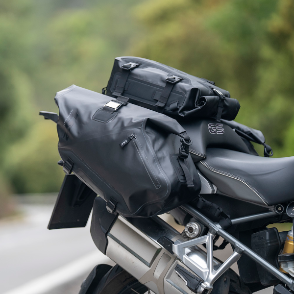 LS2 Coppia Borse Laterali MOVE AHEAD Impermeabili 20L+20L Moto Universali