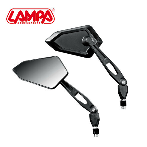 Lampa JAX Coppia Specchietti Specchi Retrovisori Regolabili Per Moto