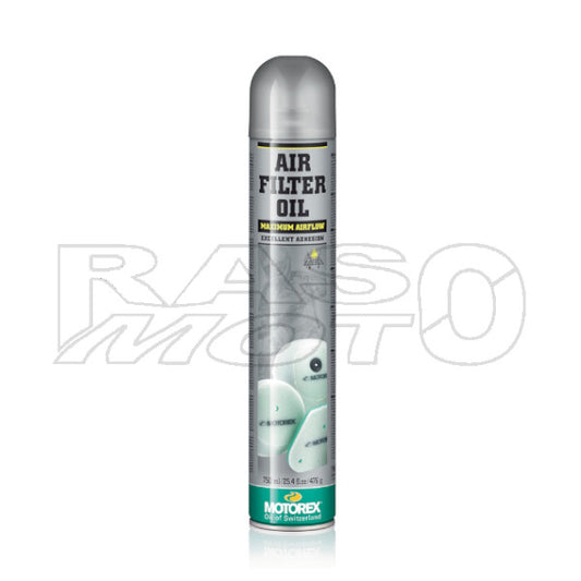 Motorex Air Filter Oilo Spray Per Pulizia Filtri Aria Moto Scooter e Quad 750ML