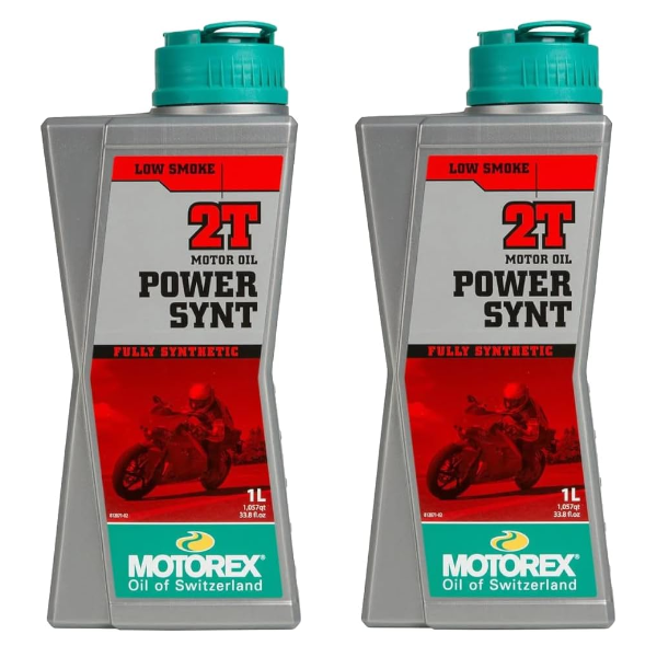 Motorex Power Synt 2T Vollsynthetische Motorrad-Roller-Motorölmischung 2LT 