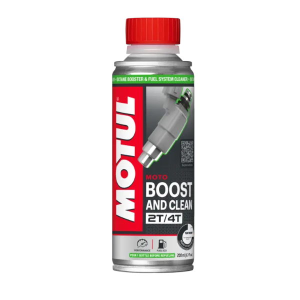 Motul Additivo Benzina Boost And Clean Scooter e Moto 2T - 4T 200ml