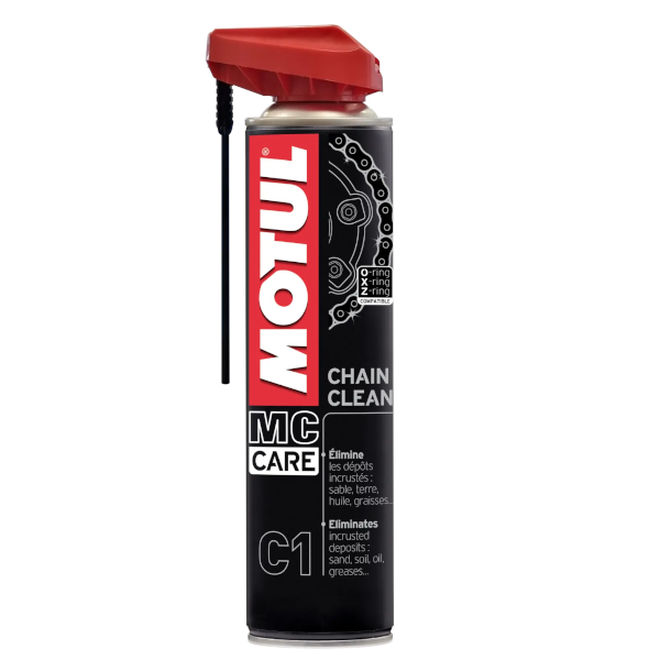 Motul MC Care C1 Kettenreiniger für Motorrad, Roller, Quad, 400 ml