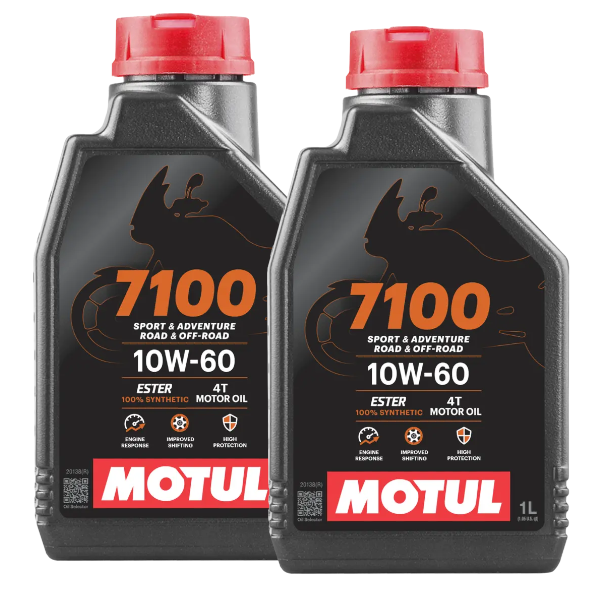 Motul Olio Motore 7100 10W60 100% Sintetico 4T Scooter e Moto 2lt