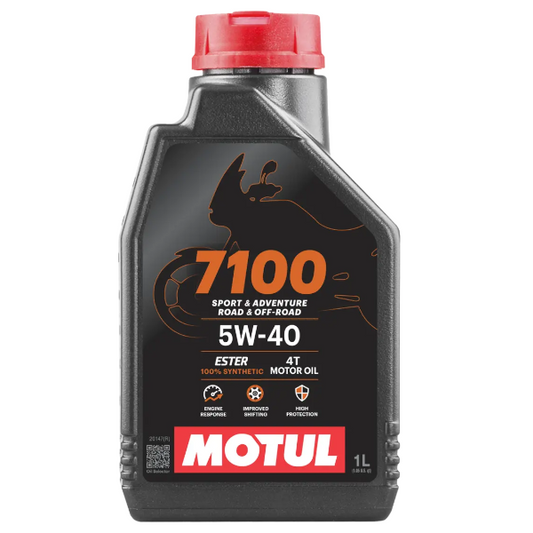 Motul Olio Motore 7100 5W40 100% Sintetico 4T Scooter e Moto 1lt