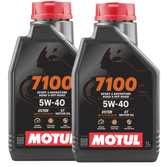 Motul Olio Motore 7100 5W40 100% Sintetico 4T Scooter e Moto 2lt