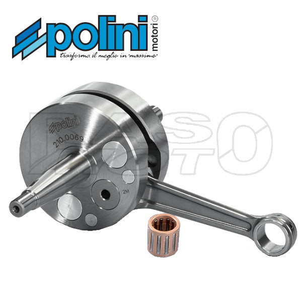 Polini 210.0069 Albero Motore BIG EVO Corsa 44  BETA - HM - VENT -APRILIA - SHERCO - MALAGUTI - MBK - RIEJU - PEUGEOT - YAMAHA - MINARELLI AM6