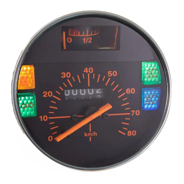 RMS Contachilometri Scala 80KMH Piaggio VESPA 50 PK - N - RUSH - PK XL  226739 - 163680031