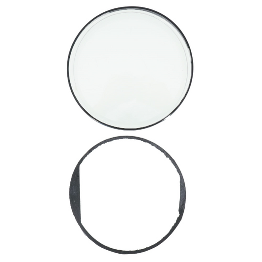 RMS Kit Ghiera E Vetro Contachilometri Nero Piaggio VESPA PX - PXE - ARCOBALENO - LUSSO - FD - 30 ANNI