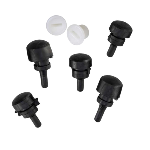 RMS Kit Gommini Sportello Motore Con Boccole Piaggio VESPA 50 SPECIAL - L - R - 90 SS - PRIMAVERA 125 - ET3  142640564