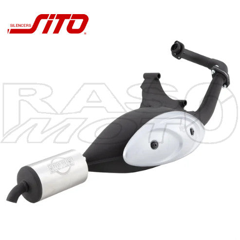 SITO 0572 Scarico Marmitta Piaggio Scooter 2T NRG MC2 - NRG POWER - VESPA - ZIP SP - Gilera RUNNER - STALKER - DNA - TYPHOON