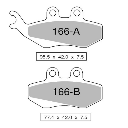 Trofeo Pastiglie Freno Anteriore Organiche Beta RR ENDURO -  MOTARD - ALP