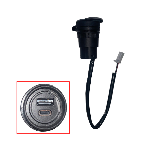 Zontes Presa Porta USB ZT 125 - 310 - 350 - 368 - 703 Ricambio Originale 1186400-009000