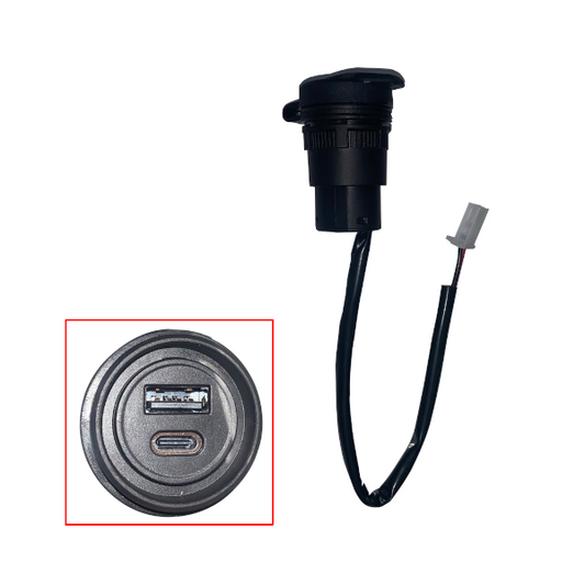 Zontes Presa Porta USB ZT 125 - 310 - 350 - 368 - 703 Ricambio Originale 1186400-009000