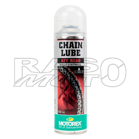 Spray lubrifiant pour chaîne de moto tout-terrain Motorex Chain Lube Off Road 