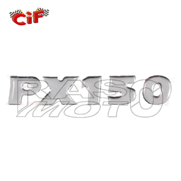 Cif Targhetta PX150 Adesiva Resinata Per Cofano Laterale Piaggio VESPA PX 150